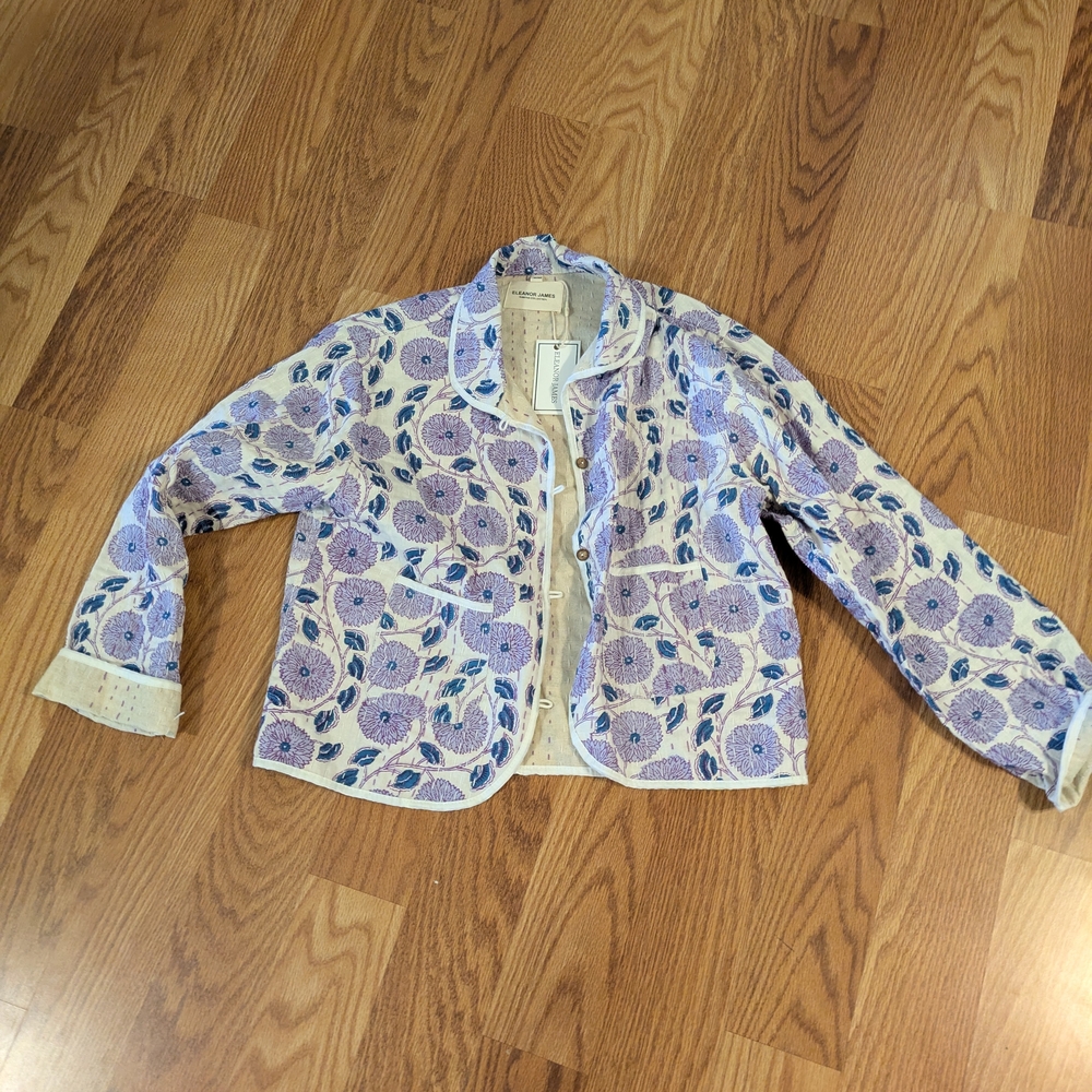 Floral Lavender Blazer